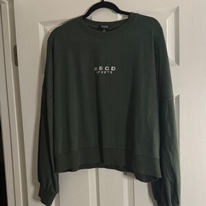 Missguided Black Sweatshirt with Pink MSGD Sports Logo